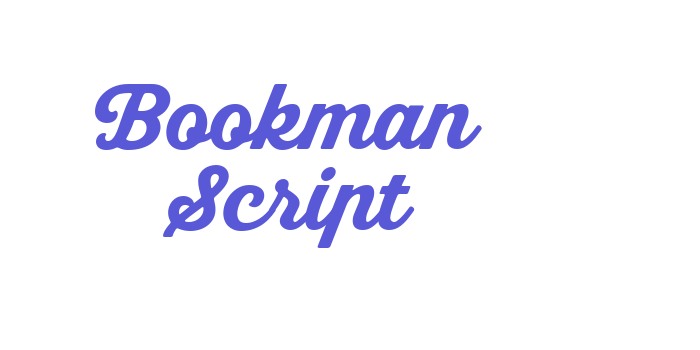 Bookman Script Font Download