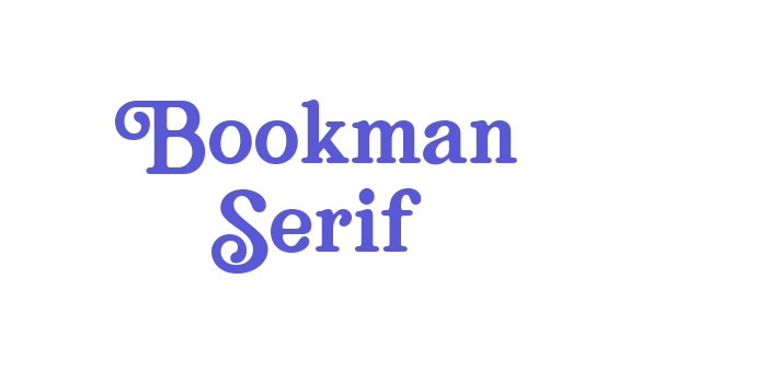 Bookman Serif Font Download