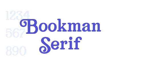 Bookman Serif-font-download