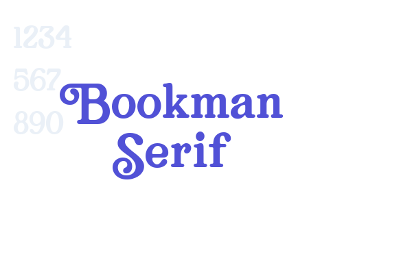 Bookman Serif