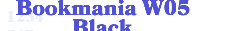 Bookmania W05 Black-font