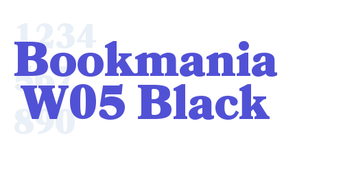 Bookmania W05 Black-font-download