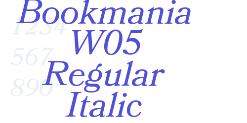 Bookmania W05 Regular Italic-font-download