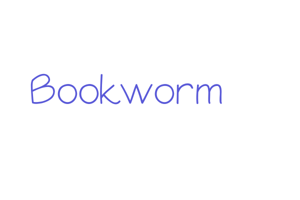 Bookworm Font