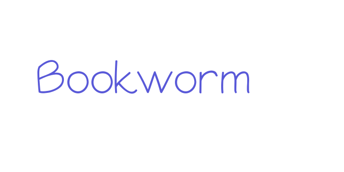 Bookworm Font Download