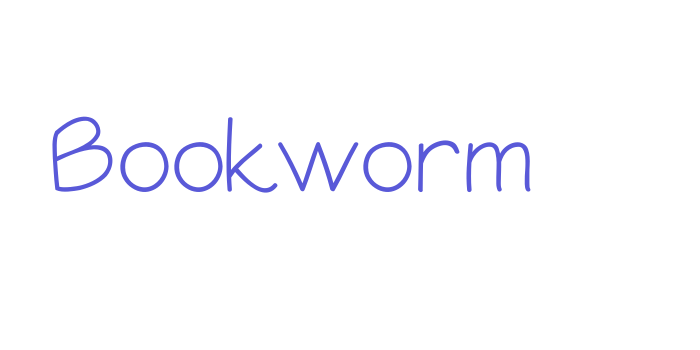 Bookworm Font