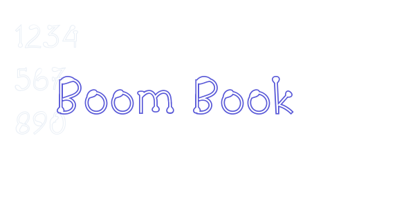 Boom Book font