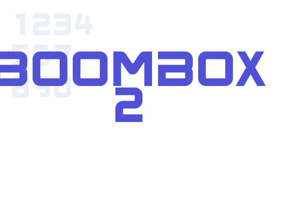 BoomBox 2 Font Download