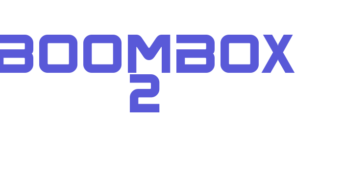 BoomBox 2 Font Download