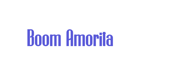 Boom Amorita Font