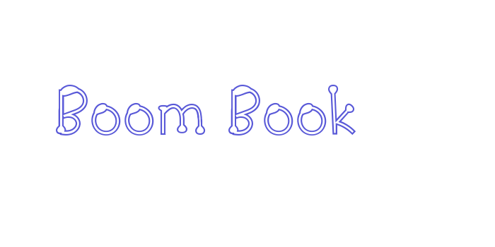 Boom Book Font