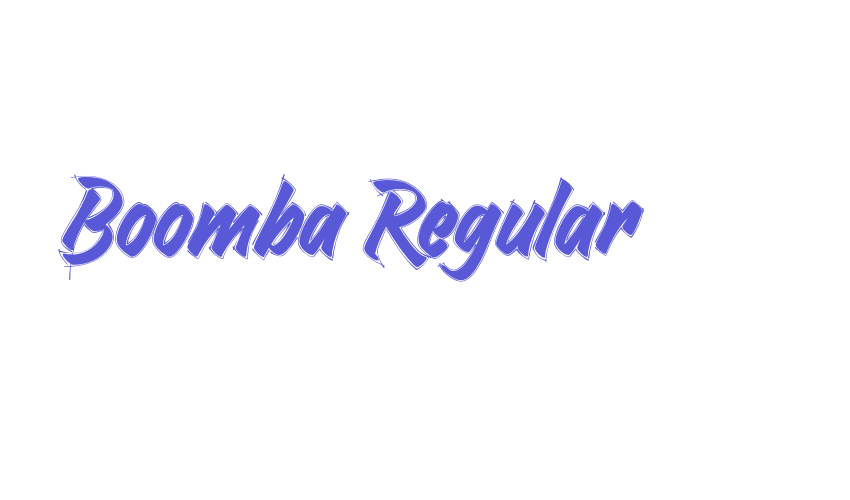 Boomba Regular Font