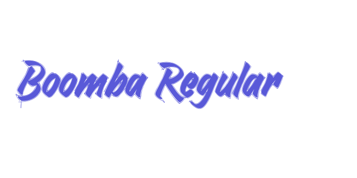 Boomba Regular Font Download