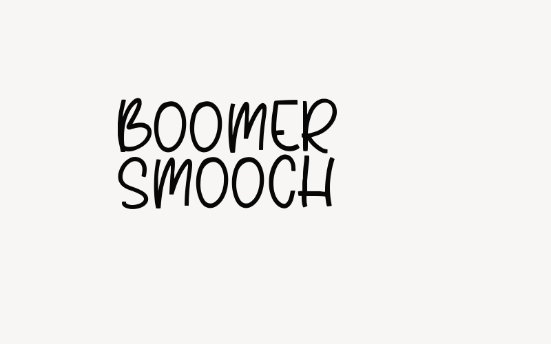 Boomer Smooch Font