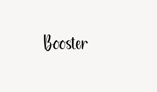 Booster Font