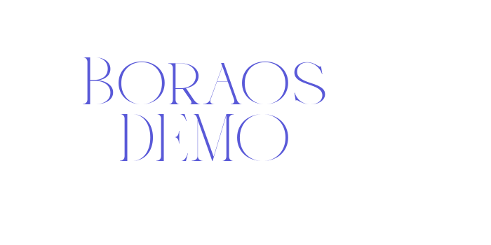 Boraos DEMO Font Download