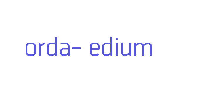 Borda-Medium Font Download