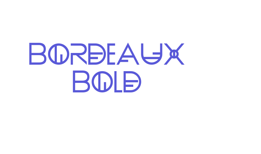 Bordeaux Bold Font