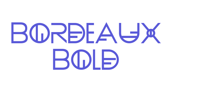 Bordeaux Bold Font