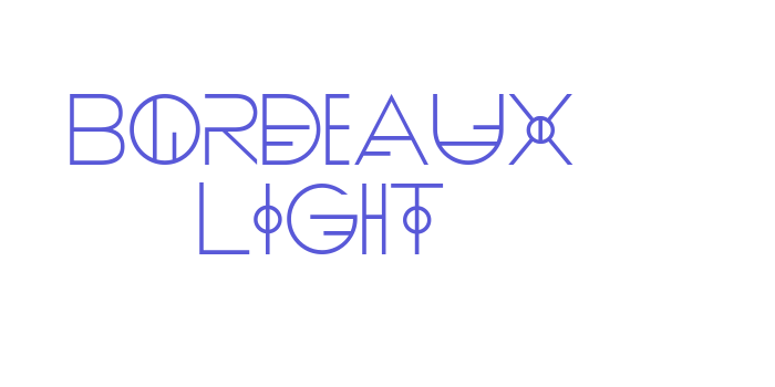 Bordeaux Light Font Download