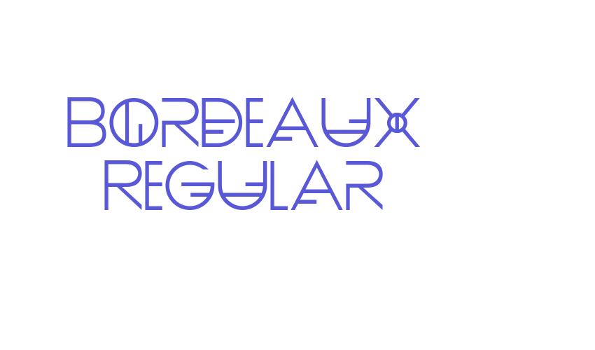 Bordeaux Regular Font