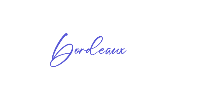 Bordeaux Font