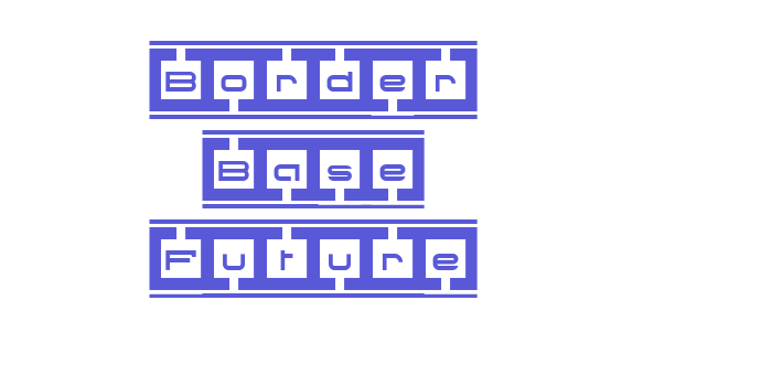 Border Base Future Font Download