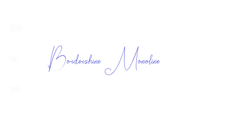Bordershine Monoline-font-download