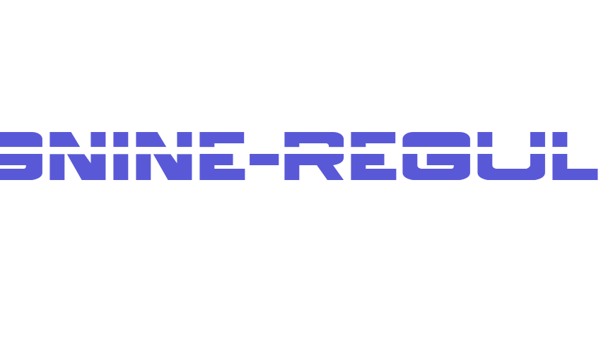 BorgNine-Regular Font Download