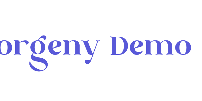 Download Borgeny-Demo Font