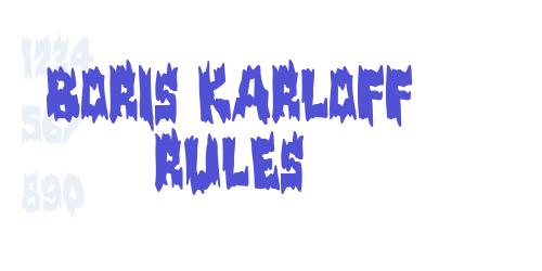 Boris Karloff Rules-font-download