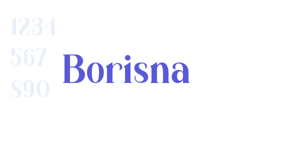 Borisna font free