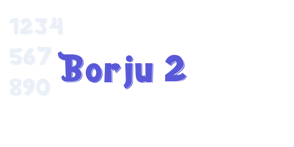 Borju 2 font free