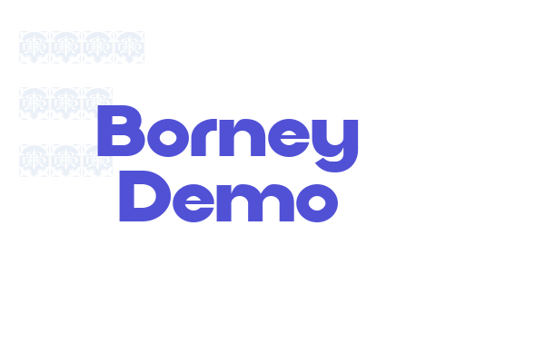 Borney Demo