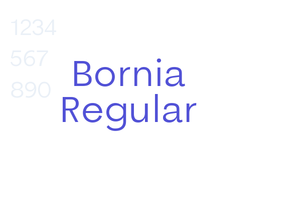 Bornia Regular