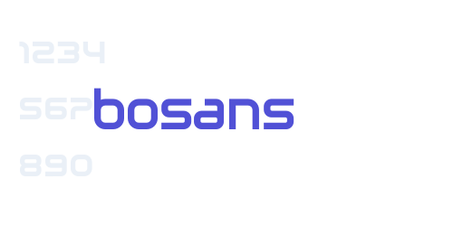 Bosans-font-download