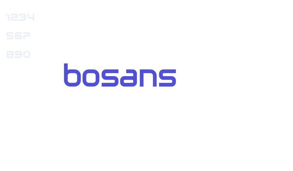 Bosans-font-download