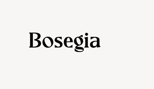 Bosegia Font