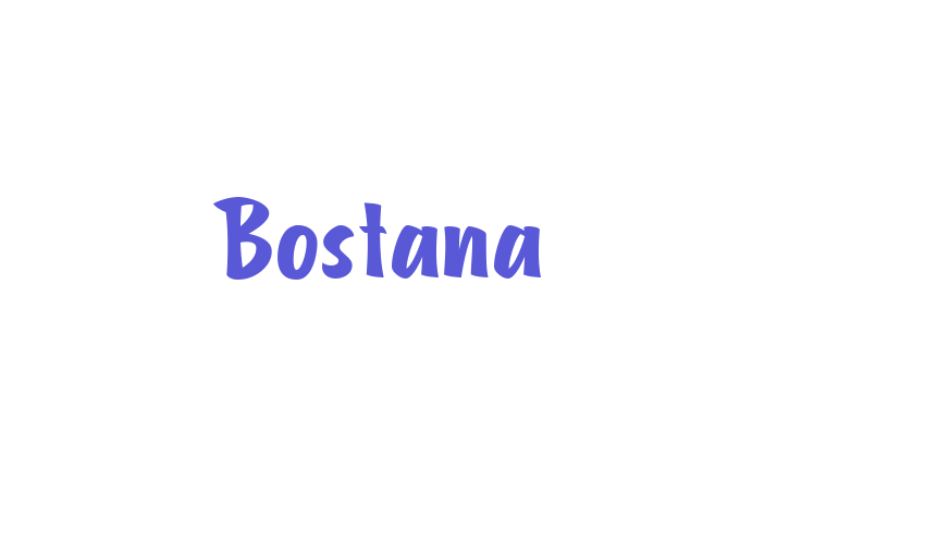 Bostana Font Download