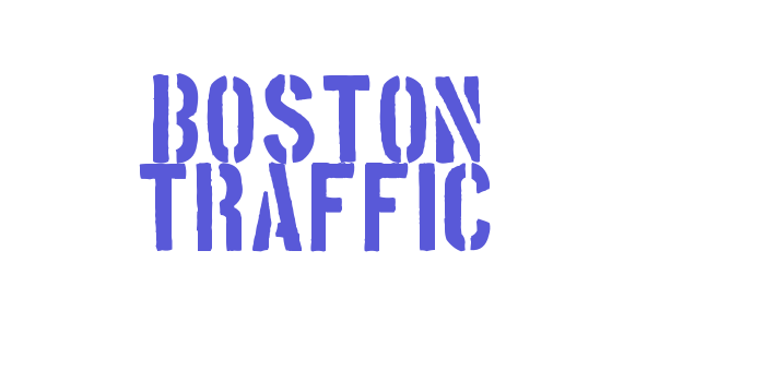 Boston Traffic Font Download