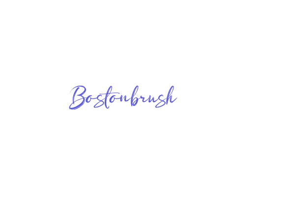 Bostonbrush Font