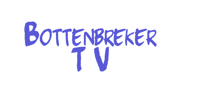 Bottenbreker T.V. Font Download