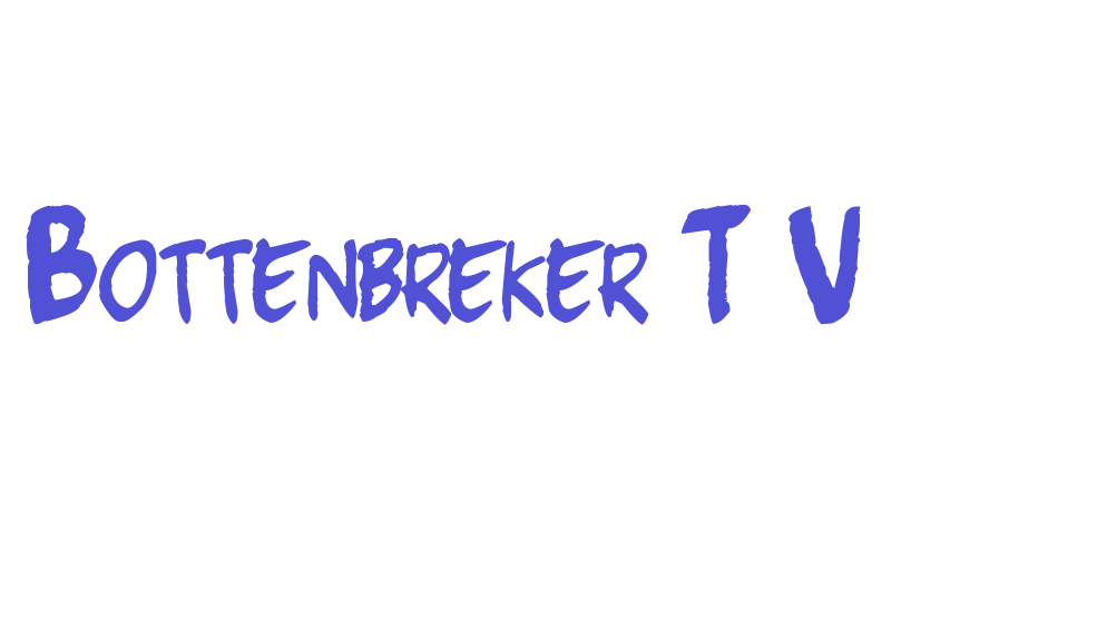 Bottenbreker T.V.-font-download