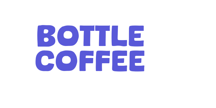 Bottle Coffee Font Download