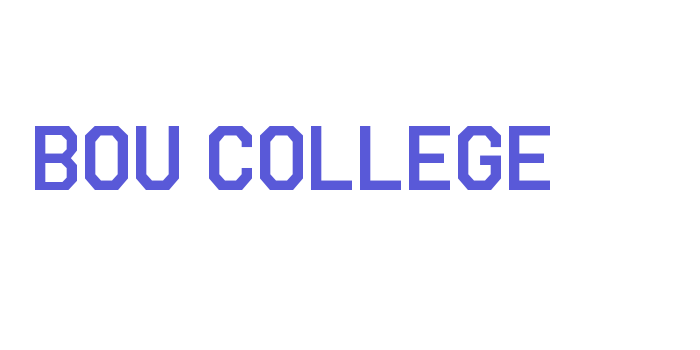 Bou College Font Download