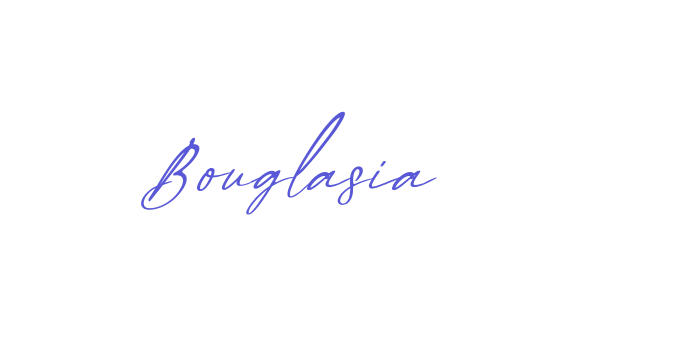 Bouglasia Font Download