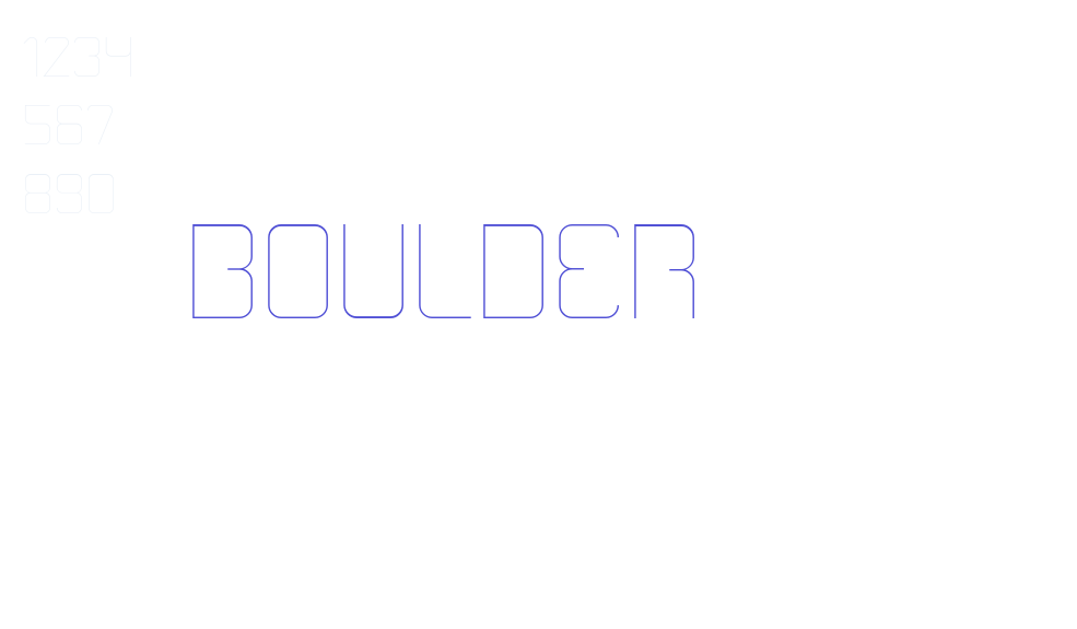 Boulder-font-download