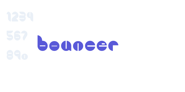 Bouncer font free