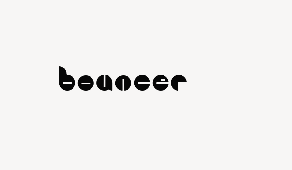 Bouncer Font