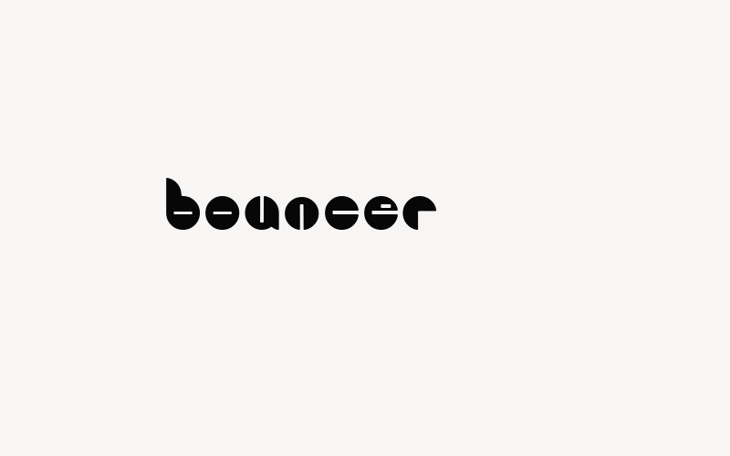 Bouncer Font